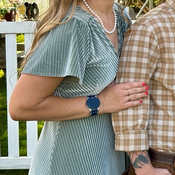 Baltic Born Sage Green Wrap Dress // SZ. Small - Picture 3 of 3